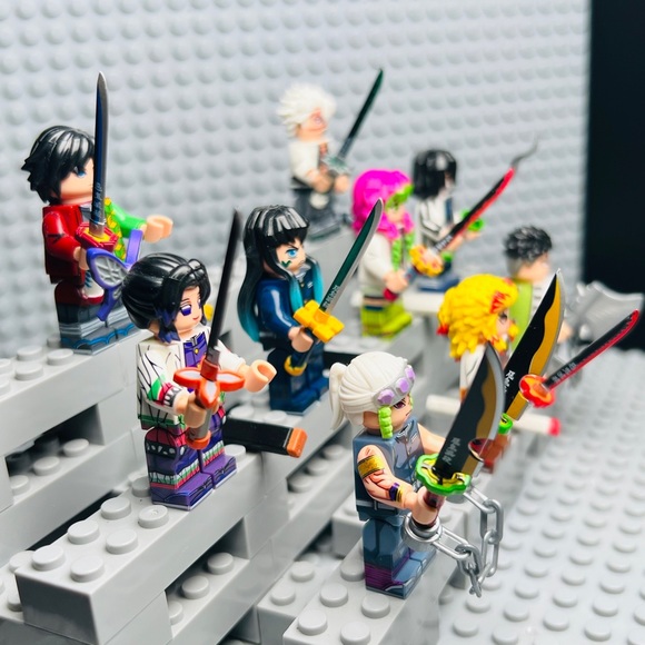 Demon Slayer Hashira Custom Minifigures Lot of 9 - Picture 2 of 8